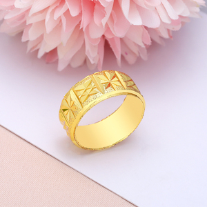 Jxx модные 24K позолоченные широкие кольца Китай оптовая продажа модные классические латунные украшения для женщин и мужчин для помолвки - Product Image 4