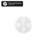 Traqueur GPS Minimaliste pour Appareils Android Google Find My, Traceur Personnel et d'Animaux Anti-Perte, Alarme Sans Frais, Positionnement Global