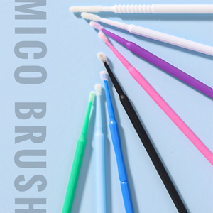 Brosses à cils jetables en plastique souple Rainbow Micro Brush Colors – Mini brosses à <span class=keywords><strong>mascara</strong></span> à usage unique - Product Image 3