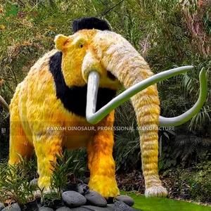 Animaux Animaux Animatronic Mammouth Vie Taille Mammouth Personnalisé pour Thème Zoo Parc