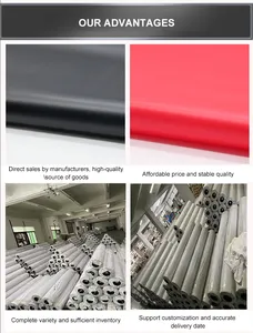 Vendas diretas da fábrica filme gravado customizável do pvc das cores do múltiplo para a capa do livro dos artigos de papelaria