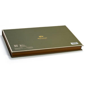 Boîtes cadeaux de luxe vides pour truffes au chocolat, avec couvercle à charnière magnétique, en carton noir, revêtement UV, gaufrage, pour bonbons gélifiés et écologiques - Product Image 3