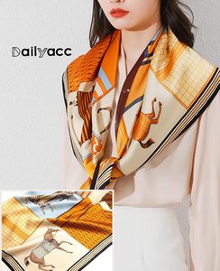 Dailyacc Foulard carré uni léger en polyester <span class=keywords><strong>pour</strong></span> femme - Foulard <span class=keywords><strong>de</strong></span> mode <span class=keywords><strong>pour</strong></span> le cou et la tête, idéal <span class=keywords><strong>pour</strong></span> <span class=keywords><strong>dormir</strong></span> et <span class=keywords><strong>pour</strong></span> sacs à main - Product Image 5