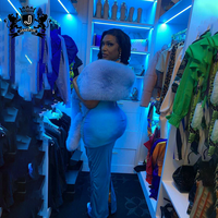Écharpe et châle élégants pour femmes vente en gros écharpe d'hiver en fourrure de renard de luxe col moelleux longue queue enveloppante chaude et épaisse étole en fourrure Cape