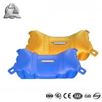 Sistema flotante HDPE modular de alta calidad bloque de color naranja pontón en forma de U