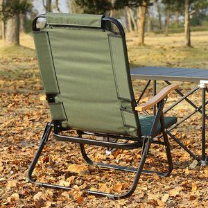 Kunden spezifische Farbe Heavy Duty tragbare Outdoor Klapp Freizeit stuhl Atmungsaktiv Liegend Modernes Design Patio Schmiedeeisen - Product Image 5