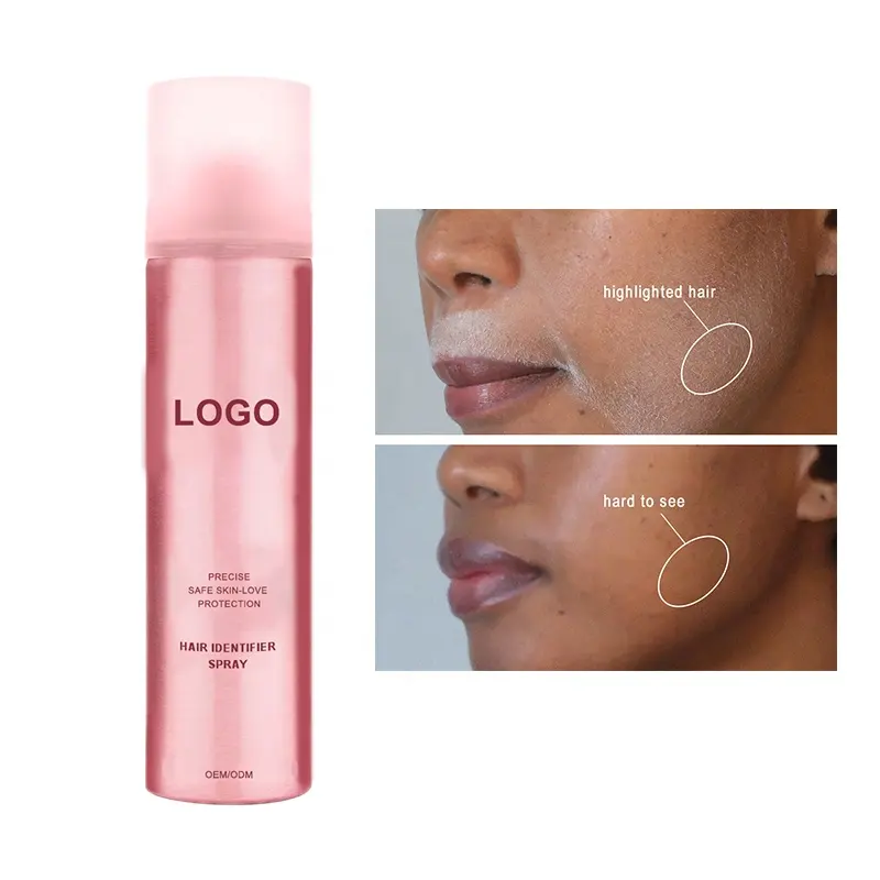 OEM ODM produttore Private Label OEM personalizzato per la rasatura del viso della pelle del viso delle donne identificatore di capelli Spray