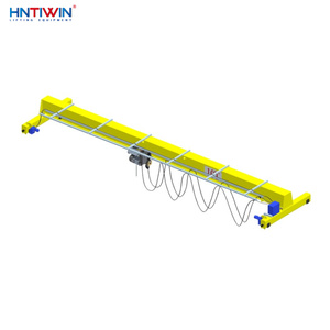 Grúa <span class=keywords><strong>Puente</strong></span> Monoviga de 5 Toneladas y 7.5 <span class=keywords><strong>Metros</strong></span> con Caja de Cambios, Precio de Fábrica en China, HNTIWIN - Product Image 4