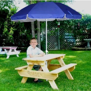 High Quality Custom Logo Designed Iron <b>Frame</b> Windproof Straight Garden Beach Umbrellas UV Prints Manual Control Wholesale - Product Image 2