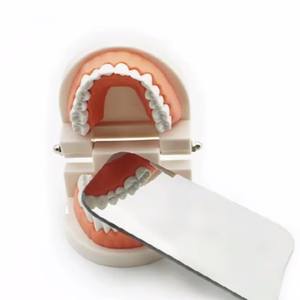 Prezzo di fabbrica dentale bocca orale specchio vetro acciaio inossidabile specchio riflettente fotografia dentale riflettore ortodontico - Product Image 5