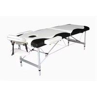 Table de massage portable pour salon de beauté et spa facial, équipement de fitness amélioré, en cuir synthétique, tables de massage, lits de tatouage