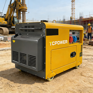 Groupe électrogène portable silencieux domestique 14KW 15KW 220V avec télécommande monophasé/triphasé démarrage 12V TC18000TD 15kva - Product Image 1