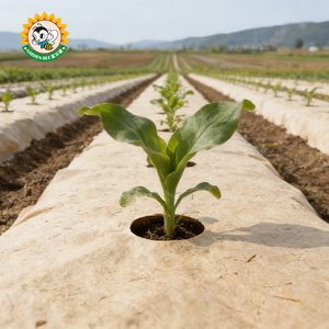 Film de paillage agricole biodégradable à cycle court pour application sur les cultures, idéal pour la culture des légumes et la protection des jardins. - Product Image 6
