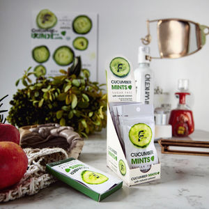 Caramelos de Menta Triangulares Tipo <span class=keywords><strong>Smint</strong></span>, Sin Azúcar, con Sabor a Pepino - Product Image 6