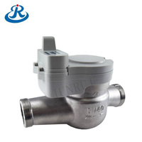 Compteur d'eau prépayé intelligent en acier inoxydable DN40mm LoRaWAN/Lora Rotar Wing Type 11/2 IP68 Protection R80-R100