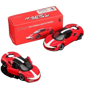 Colección de Autos Bburago a Escala 1:64 de Metal para Adultos y Niños Ferrari SF90 <span class=keywords><strong>SP1</strong></span> 599GTO F50 458Spider 488GTB Vehículos de Juguete a Fricción - Product Image 1