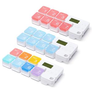 <b>7</b> Days Weekly <b>Tablet</b> Holder Medicine Storage Case Container Box <b>Tablet</b> Storage Box Organizer <b>7</b> Cells Pill Case - Product Image 3