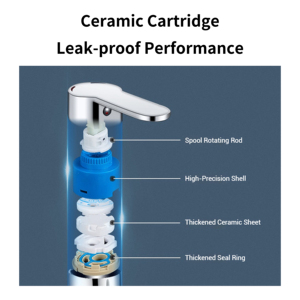 <span class=keywords><strong>Ducha</strong></span> de Pared Moderna YITE con Control de Temperatura, Monomando Cromado, Cartucho Cerámico, Cabezal Cuadrado, Aleación de Zinc, <span class=keywords><strong>Ducha</strong></span> de Baño con Medidor - Product Image 3