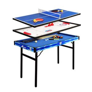 Mesa de Juego <span class=keywords><strong>plegable</strong></span> con estampado de colores, combinación de mesa con <span class=keywords><strong>billar</strong></span>, fútbol, tenis de mesa, Shuffleboard, Bowling, nueva de 2023 - Product Image 4