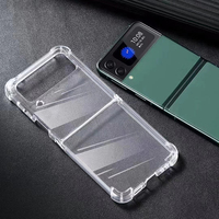 Coque transparente en Tpu de qualité supérieure de 1.5mm pour Samsung Galaxy Z flip4 coque arrière de téléphone portable antichoc pour flip 4 5G