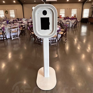 Supporte la pose horizontale et verticale <span class=keywords><strong>de</strong></span> l'<span class=keywords><strong>iPad</strong></span>, du reflex numérique, du photomaton, lumière RVB, miroir acrylique, photomaton avec valise <span class=keywords><strong>de</strong></span> transport - Product Image 5