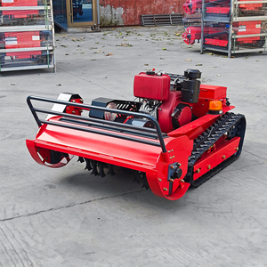 Farm Grass Blade Automatic Lawn Mower Slope Crawler <b>Weed</b> Mower Home Remote Control Flail Mower Flail Lawn Mower Engine Sm - Product Image 2