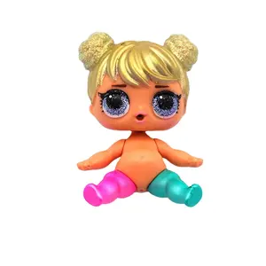 Boneka OEM boneka bayi bahan PVC silikon untuk anak-anak mainan bayi lain 3D mainan Model mini mainan anak