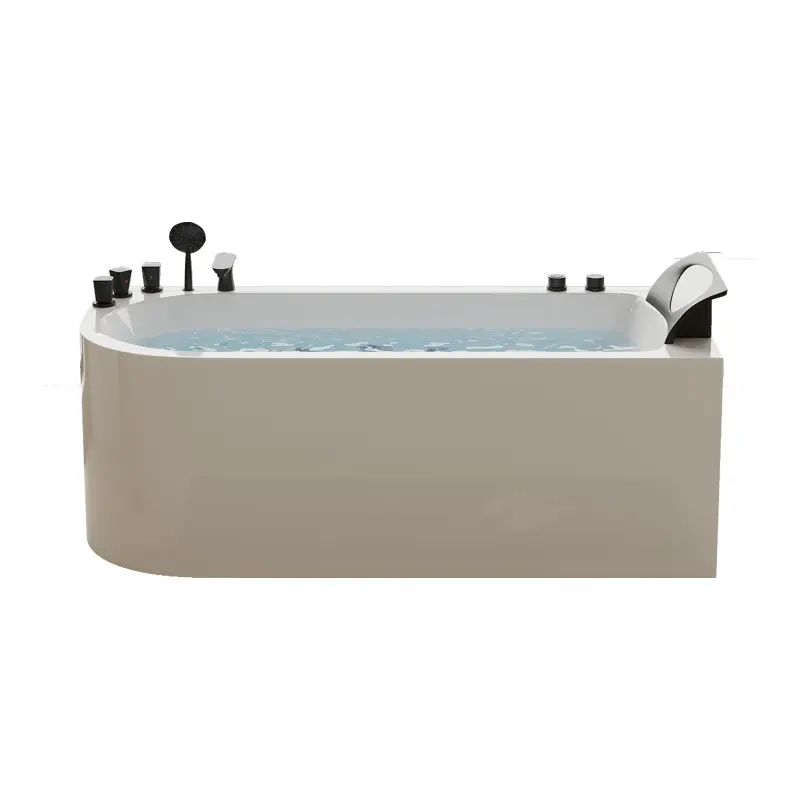 Роскошная настенная хромированная латунная вихревая ванна, вихревые ванны, джакузи, отдельно стоящий массаж