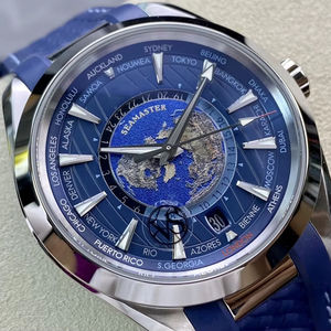 5A calidad 43mm esfera azul buceo mecánico 24 horas VS fábrica 8938 movimiento caja de acero 22mm banda 150m reloj GMT - Product Image 1