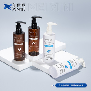 ขวดแชมพู ขวดเจลอาบน้ำ ขวดโลชั่น 300 มล. 500 มล. ขวดปั๊มเปล่าพร้อมหัวปั๊มสำหรับบรรจุภัณฑ์ผลิตภัณฑ์ดูแลผิวกาย - Product Image 3