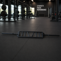 Barre de musculation multi-prise en acier creux, design ergonomique pour les poignets, prise neutre pour développé couché et entraînement de force