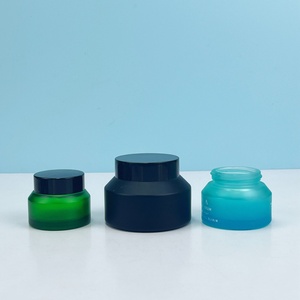 Frascos de Vidrio Esmerilado Verde con Hombro Inclinado, Personalizables, de 15ml, 30ml, 50ml y 100ml, Nuevo Diseño, para Cosméticos y Cremas - Product Image 6