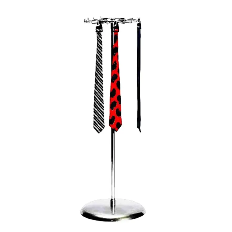Hanging Display Stand For Belt/Garment Store Circular Clothes Revolving Display Rack