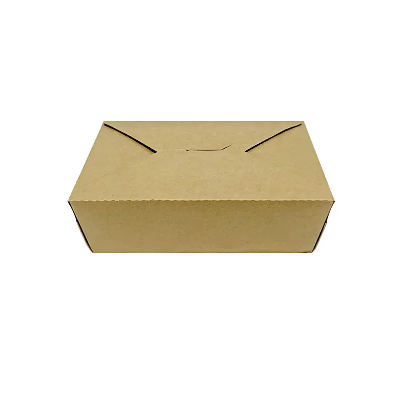 Подгонянный логос напечатал Ресторан одноразовый контейнер коробки лапши салата бумажная картонная коробка для пищевых продуктов