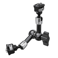 Bras articulé Arri Locomotive Magic Arm 7 pouces (18 cm) en métal à friction, avec vis 1/4, support de moniteur réglable à 360° pour caméra et éclairage LED