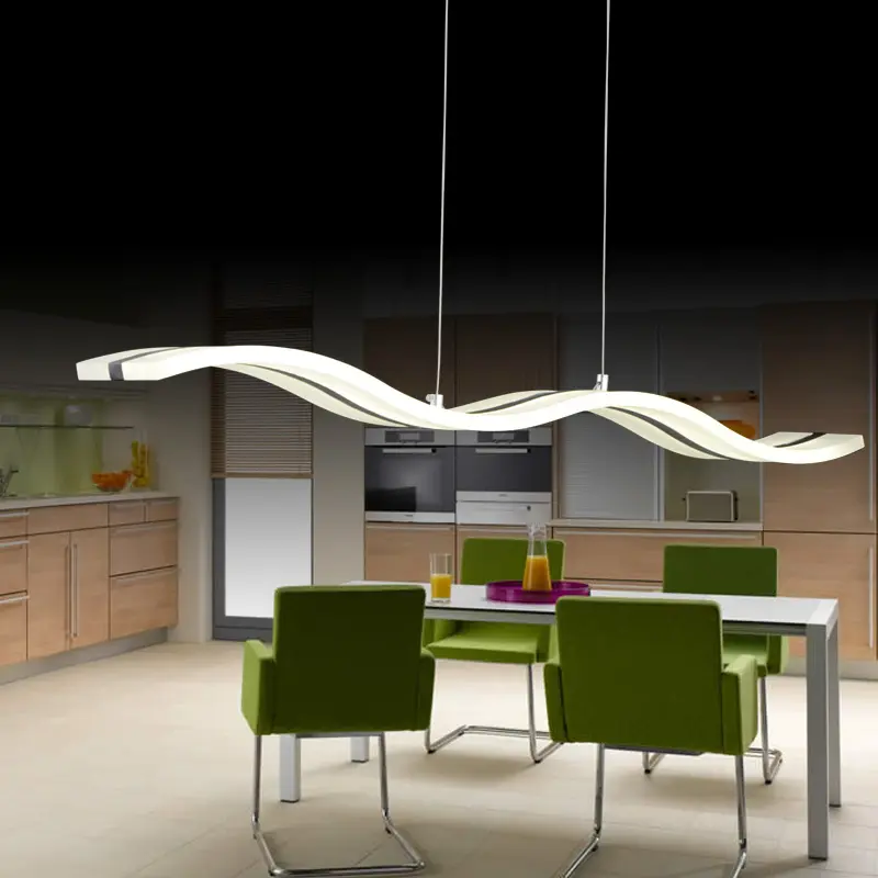 New Style LED Moderne Decken leuchte Art <span class=keywords><strong>Kronleuchter</strong></span> Büro Kreative Steht isch lampe 38W 220V Acryl beleuchtung Dekorative Lampe