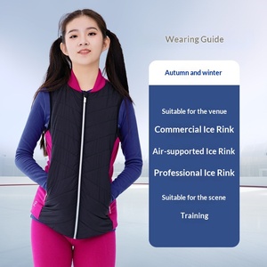 LA CICOGNA Abbigliamento per Allenamento di Danza Classica Caldo Autunno Inverno Unisex per Bambini Giacca a Contrasto Gilet in Cotone - Product Image 1