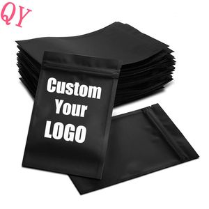 Q Y Matte Black Reusable Zip Lock Doypack Stand-Up Pouch Aluminum Foil Packaging for Milk Storage and Food Preservation - Product Image 1