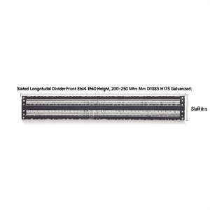 Divisores Longitudinales Ranurados Fami, Altura Frontal 200-250 mm, Eh64 Dim Mm D1085 H175, Galvanizados - Product Image 3