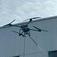 Drone de nettoyage commercial à base d'eau portable pour l'Europe, projet de kit intelligent complet