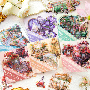 10 Pieces/Pack PET <b>Sticker</b> Pack, Victoria Court Dramas Series <b>Furniture</b>, DIY Decorative <b>Stickers</b> 6 Styles - Product Image 2
