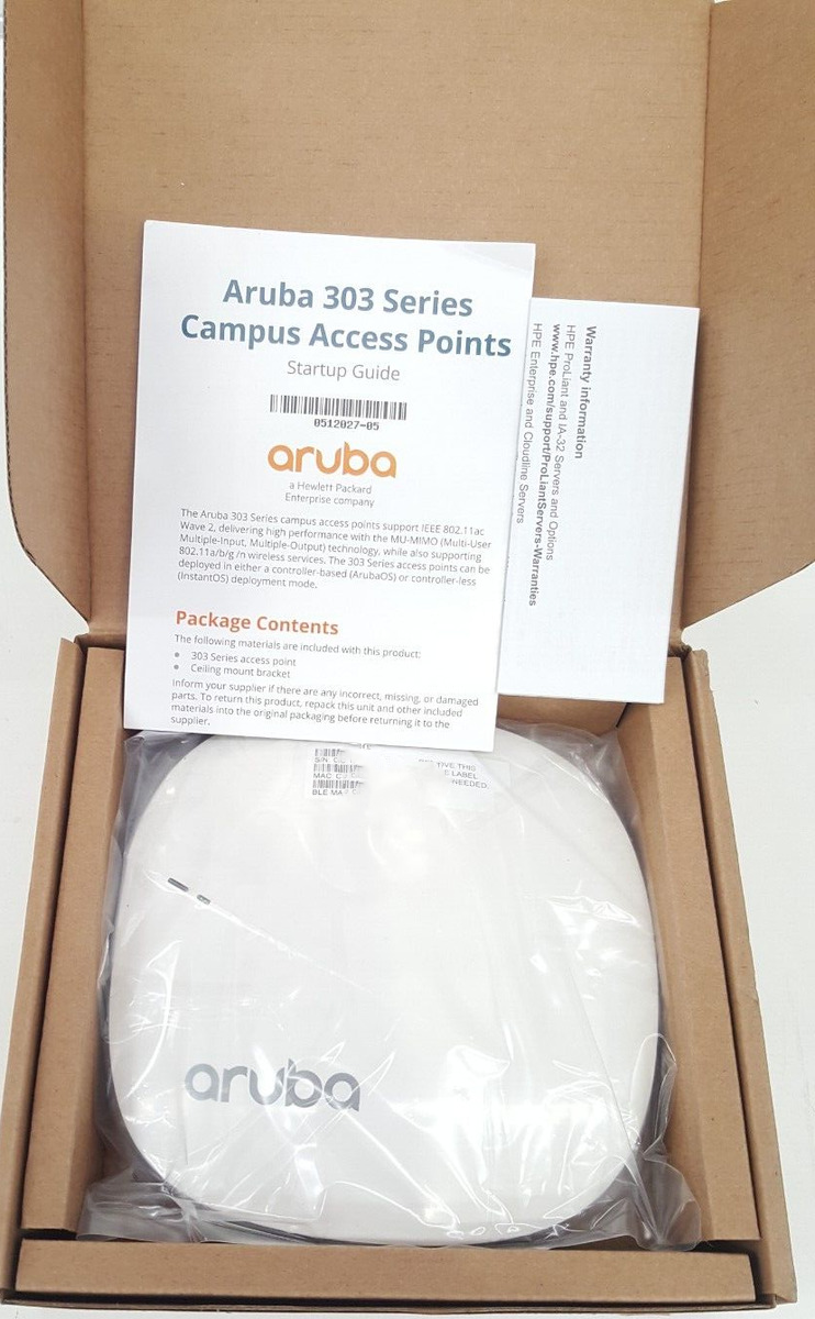 Aruba AP305屋内ワイヤレスアクセスポイントエントリーレベル