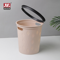 Poubelle en plastique Haixin, petite poubelle, corbeille à déchets pour salle de bain, buanderie, cuisine, bureau, chambre d'enfant, dortoir