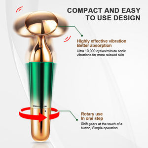 3 en 1 Cepillo de limpieza facial y barra de belleza Levantamiento DE LA PIEL Estiramiento Masaje de vibración 3D Dispositivo masajeador de ojos eléctrico - Product Image 3