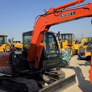 Mini-excavatrice de 6 tonnes à prix d'usine direct, Hitachi ZX60 d'occasion avec certification CE/EPA, excavatrice sur chenilles d'occasion en stock - Product Image 1