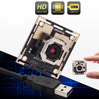 Módulo de cámara ELP 5MP OV5640 con controlador gratuito, cámara USB mini micro de 60 grados con autoenfoque para Linux Raspberry Pi