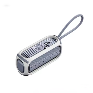 TBFIT capsula di emergenza Power Bank tre in uno con cavo incorporato 20w Power Bank Mini rotante pieghevole Mobile Power Bank - Product Image 3