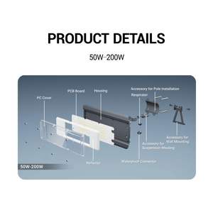 Портативный легкий светодиодный прожектор OUTLUX E056 IP65, 10-200 Вт, для спортивных стадионов и наружного применения - Product Image 5