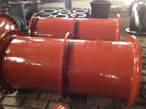 आइसो2531 en545 fबे कोटिंग डक्टाइल आयरन फ्लैंज पाइप मिश्र धातु पोर्टेबल पानी और सीवेज जल पाइपलाइनों के लिए - Product Image 3