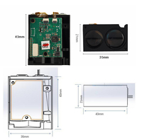 100m 400HZ Vitesse rapide Affichage numérique Télémètre de chasse Dispositif de mesure de distance laser